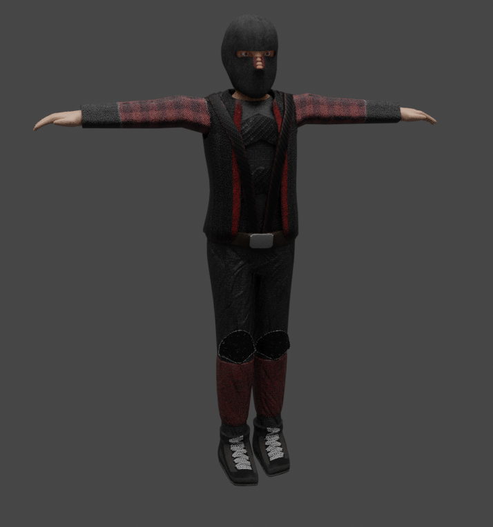 Final textured character