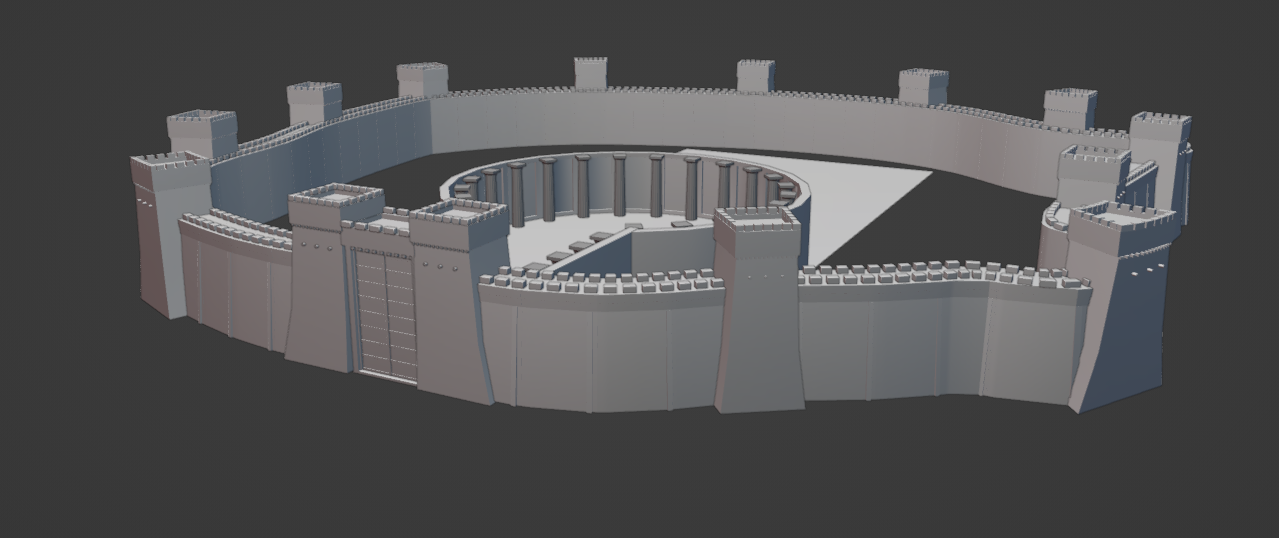 Troy walled citadel