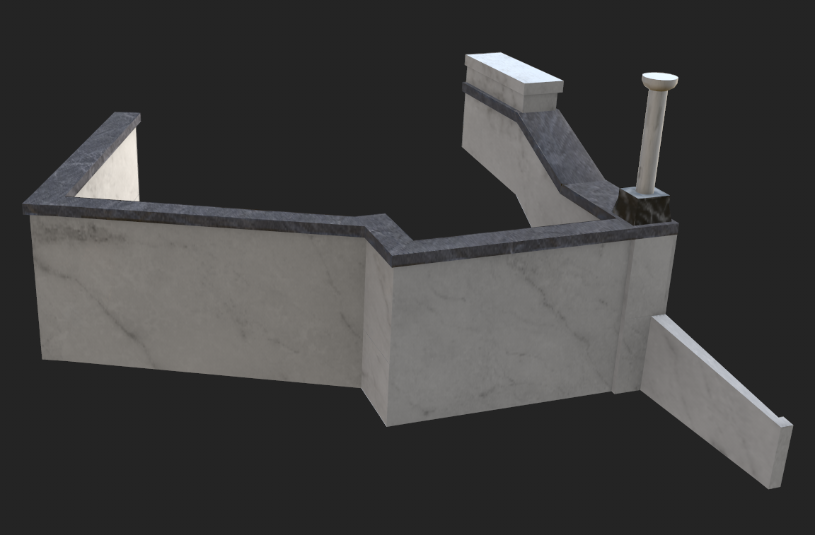 Ancient Greece marble wall