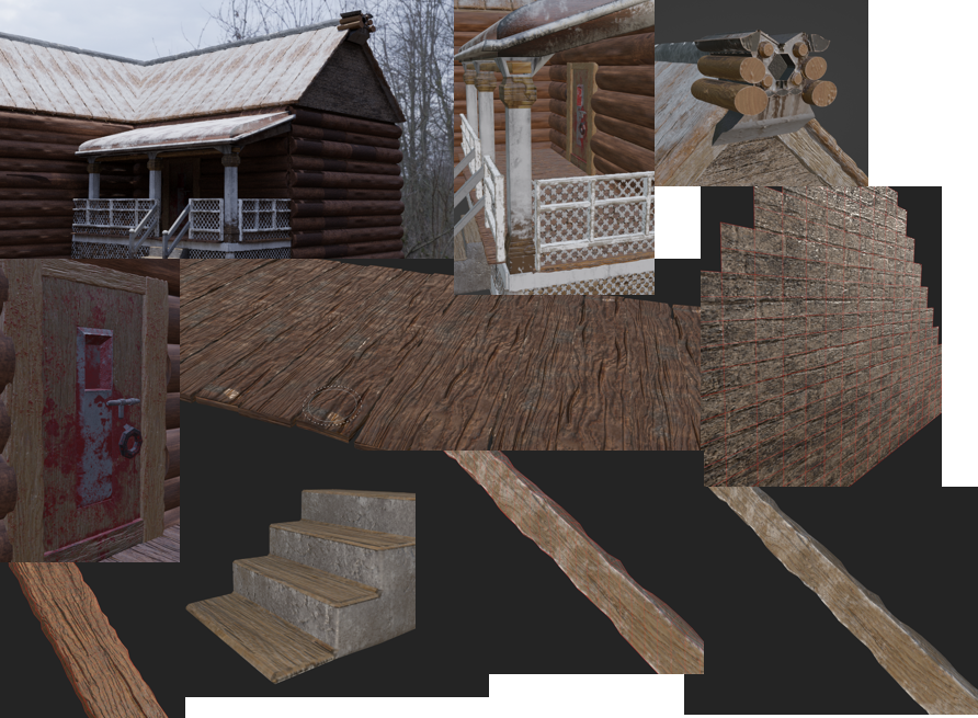Cabin texture breakdown
