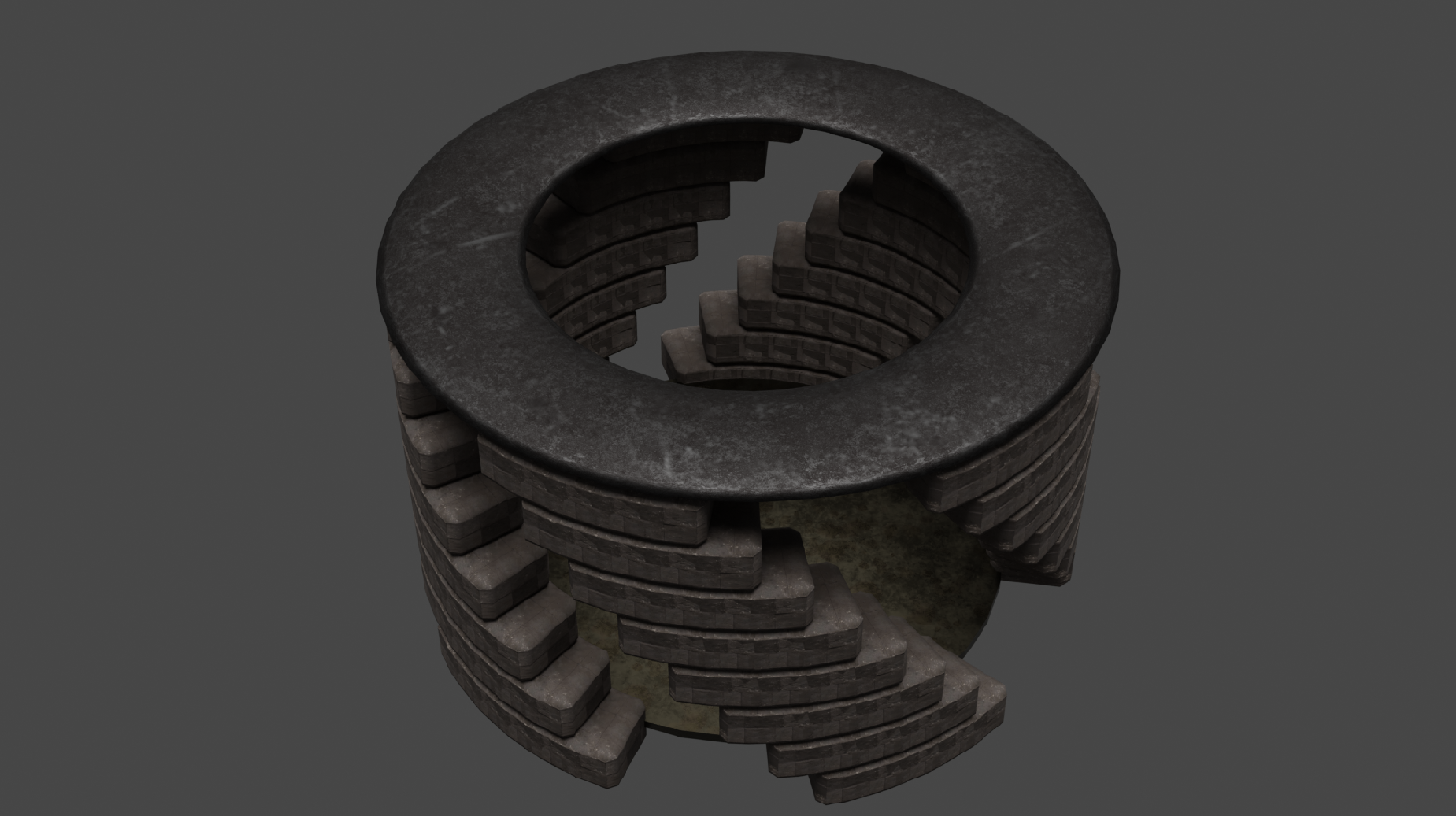 Stone disk prop