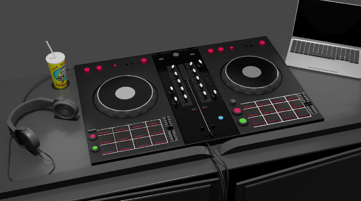 DJ controller scene