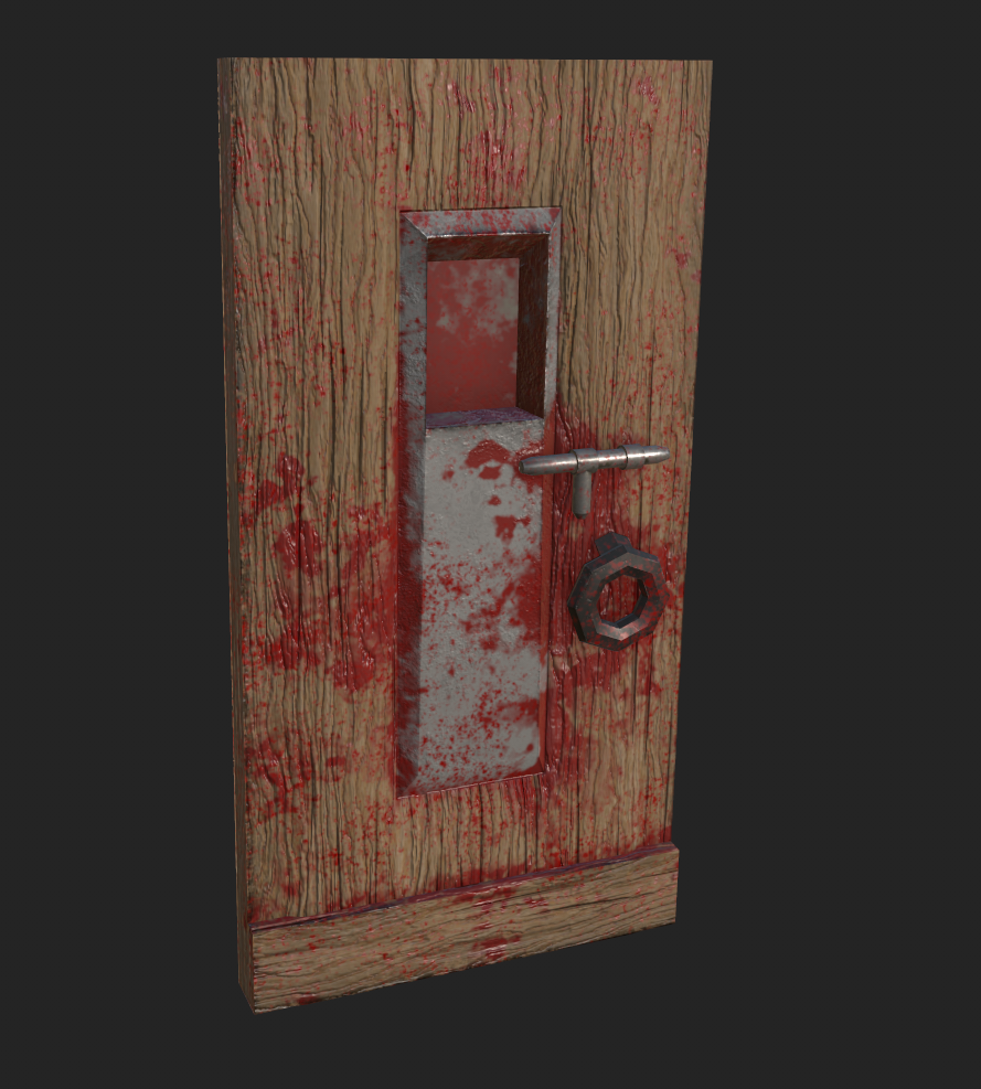 Bloody door prop