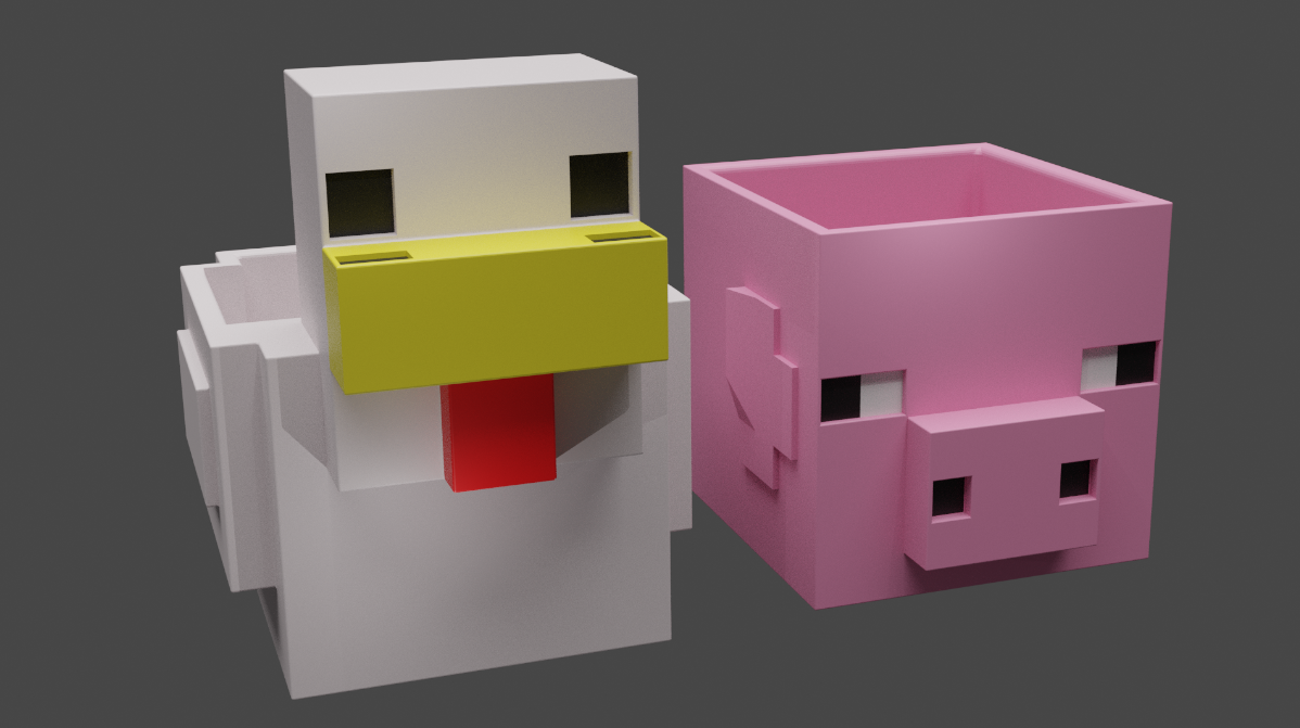 Minecraft mob heads