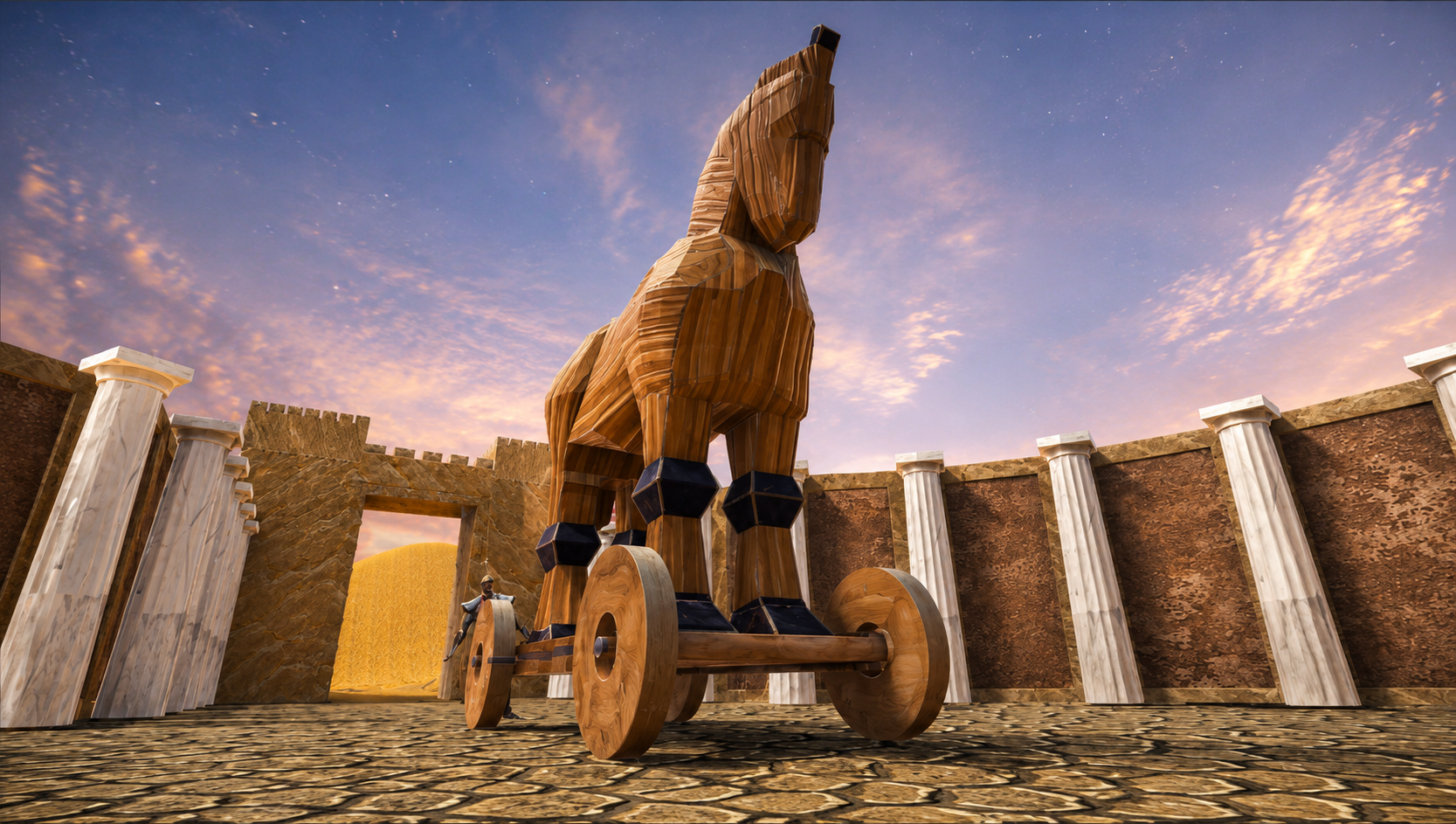 Trojan Horse scene