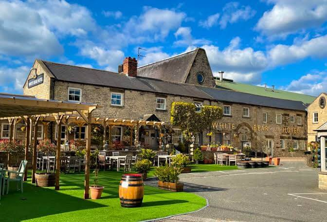 The White Bear, Masham logo